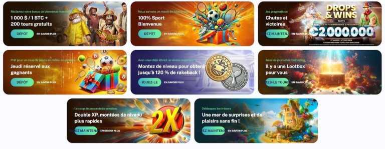 DailySpins Casino promotions